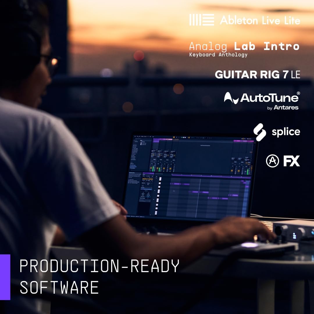 Arturia MiniFuse Recording Pack Black USB-Audio Interface+ CM1 + EF1 - USB Audio Interface