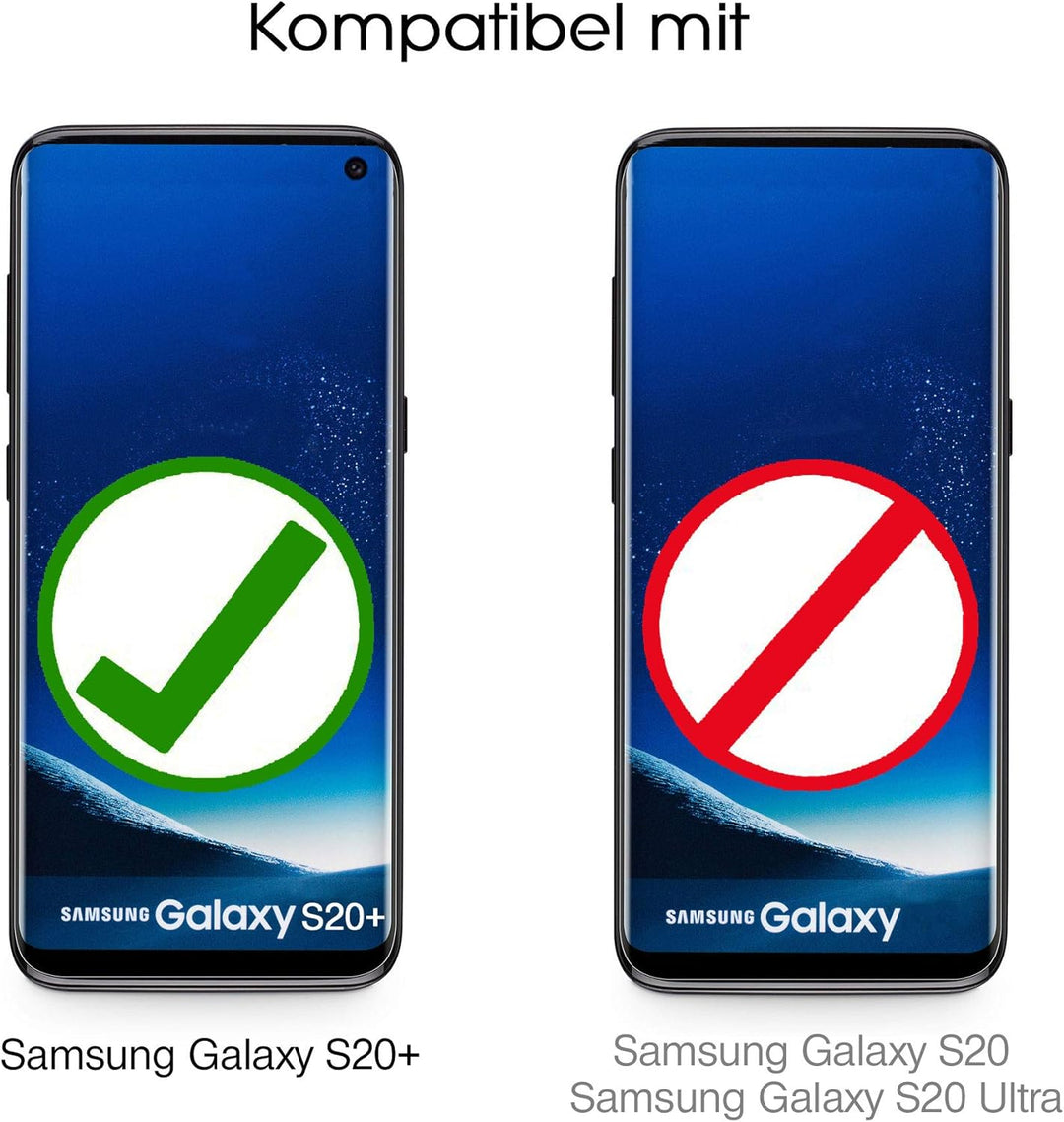 WIIUKA Echt Ledertasche - TRAVEL Nature - Hülle für Samsung Galaxy S20+ Plus, ITALIENISCHES Leder, S