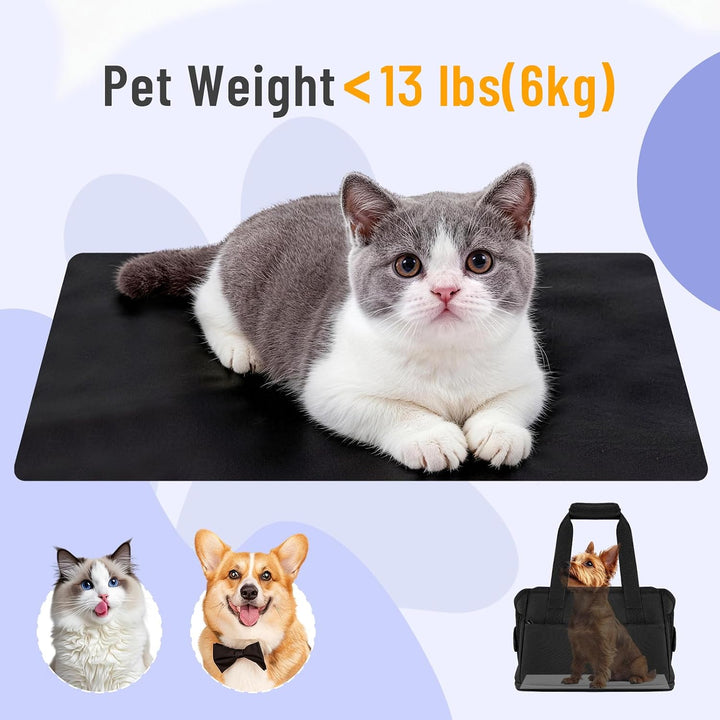 Tragetasche für kleine Hunde Kaninchen Katze Transporttasche Katze Reisetasche Faltbar Hundetasche f