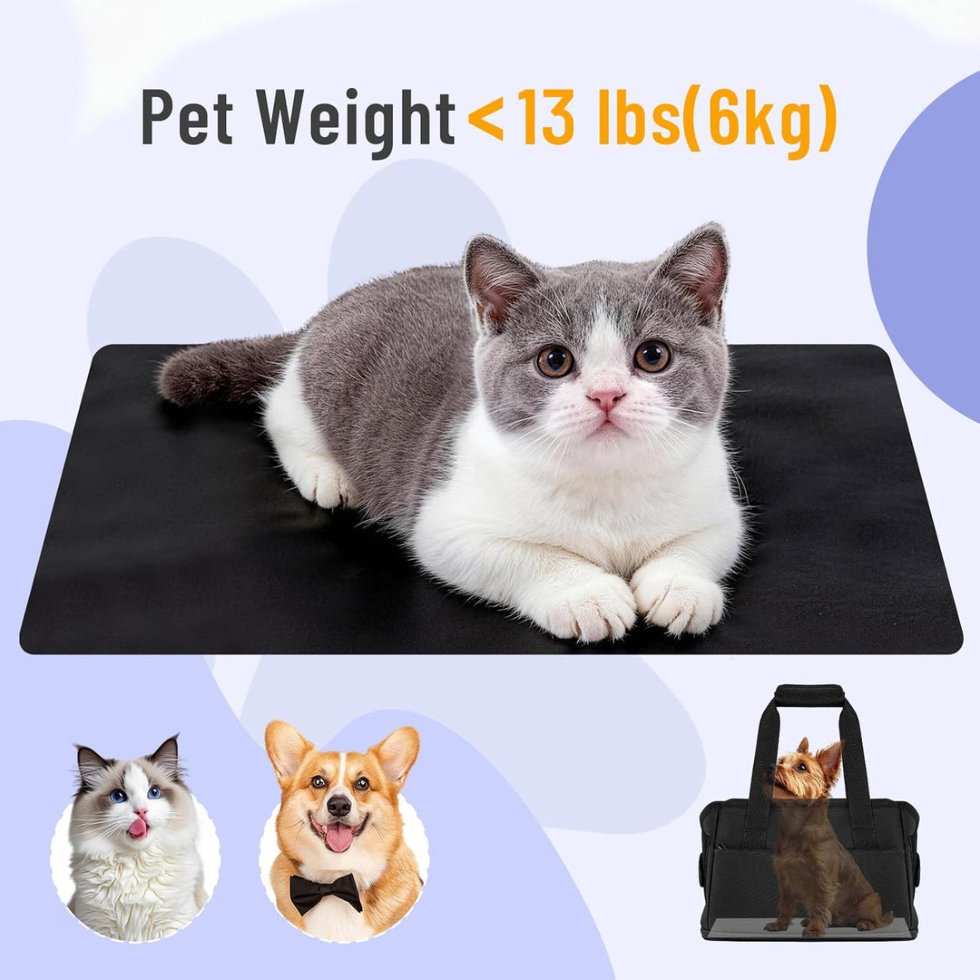 Tragetasche für kleine Hunde Kaninchen Katze Transporttasche Katze Reisetasche Faltbar Hundetasche f