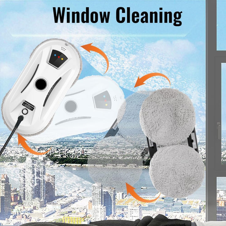 Fensterputzroboter, Fensterputzer Elektrischer Roboter mit Fernbedienung, Fensterroboter für Innen-