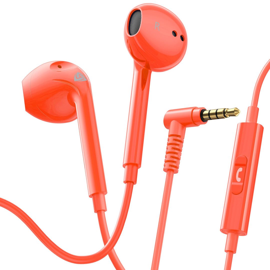 LUDOS Zenith Kopfhörer In Ear Kopfhörer mit Kabel und Mikrofon, 2-Jahre Garantie, In Ear Ohrhörer, 3