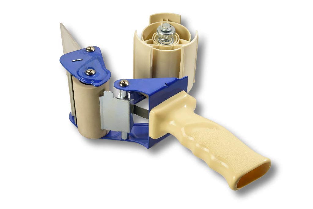 Profi Paketbandabroller/Klebebandabroller - Robuste Metall- + Kunststoffkonstruktion (Bis 75 mm brei