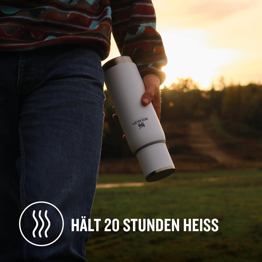 Stanley Adventure To-Go Thermosflasche 0.75L - 20 Stunden Heiss - 25 Stunden Kalt - Auslaufsicher -