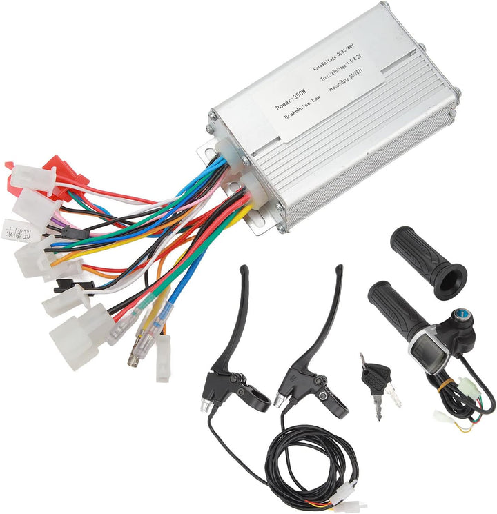 BuyWeek Elektrofahrrad Brushless Motor Controller Kit, 36V 48V 250W Bürstenloser Motor Controller Ga