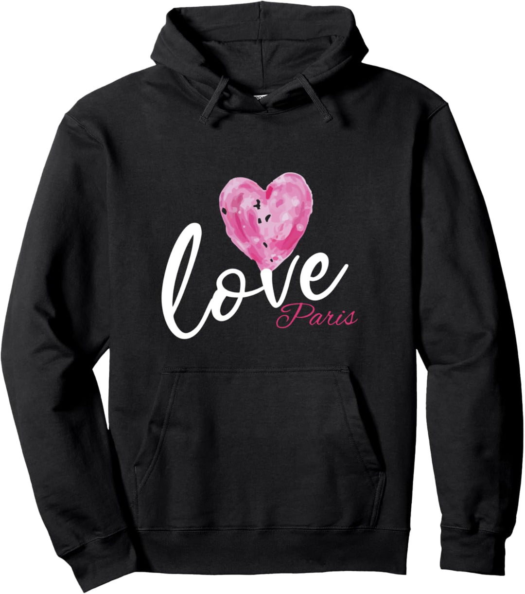Liebe Paris ein Herz aus Frankreich von den Franzosen Pullover Hoodie