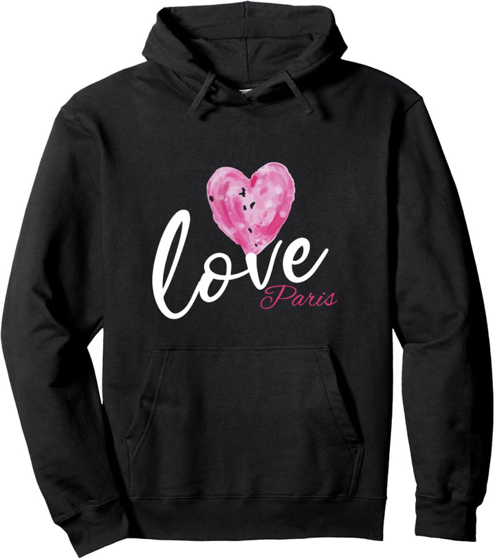 Liebe Paris ein Herz aus Frankreich von den Franzosen Pullover Hoodie