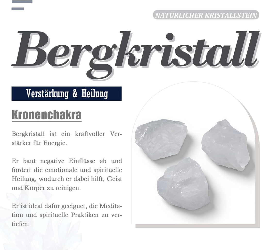 Nupuyai Bergkristall Kristall Rohstein Windspiele Fensterdeko Hängendes Deko für Garten Terrasse Bal