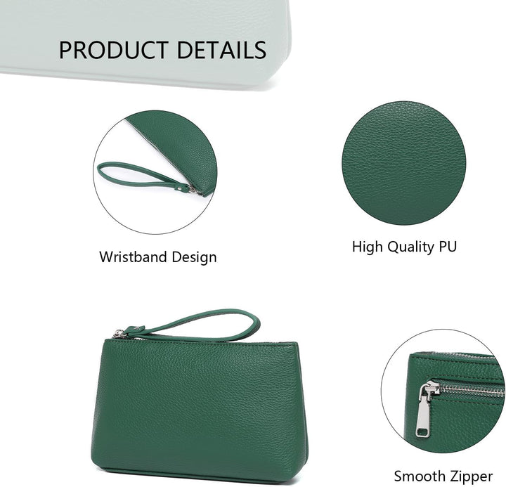 Nylon-Armband-Tasche, Make-up-Tasche für Geldbörse, wasserdichte Armbänder, Tasche mit Reissverschlu