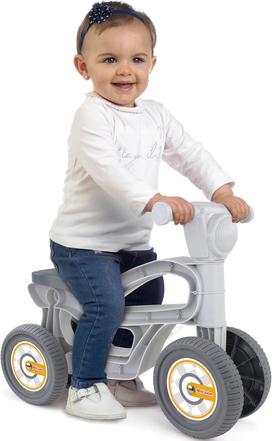 Chicos - Mini Custom Artic Ride-On Motorrad mit Vier Rädern Kindermotorrad für Kinder ab 1 Jahr | St