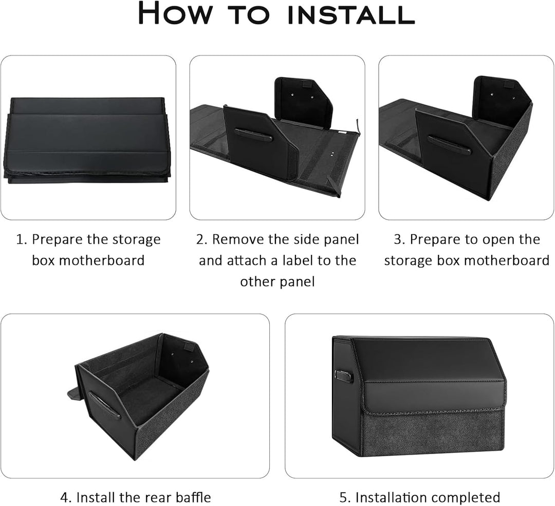 Auto Kofferraum Organizer, Aufbewahrungsbox Auto Klein, Kofferraum Tasche Wasserdicht, Faltbare Car