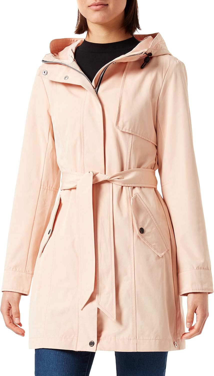 s.Oliver Damen Mantel Langarm Regular F 46 creme 0330, 46 creme 0330