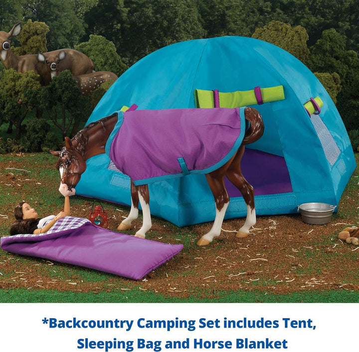 Breyer - 1380 - Massstab 1:9 - Backcountry-Campen-Set (Mehrfarbig)