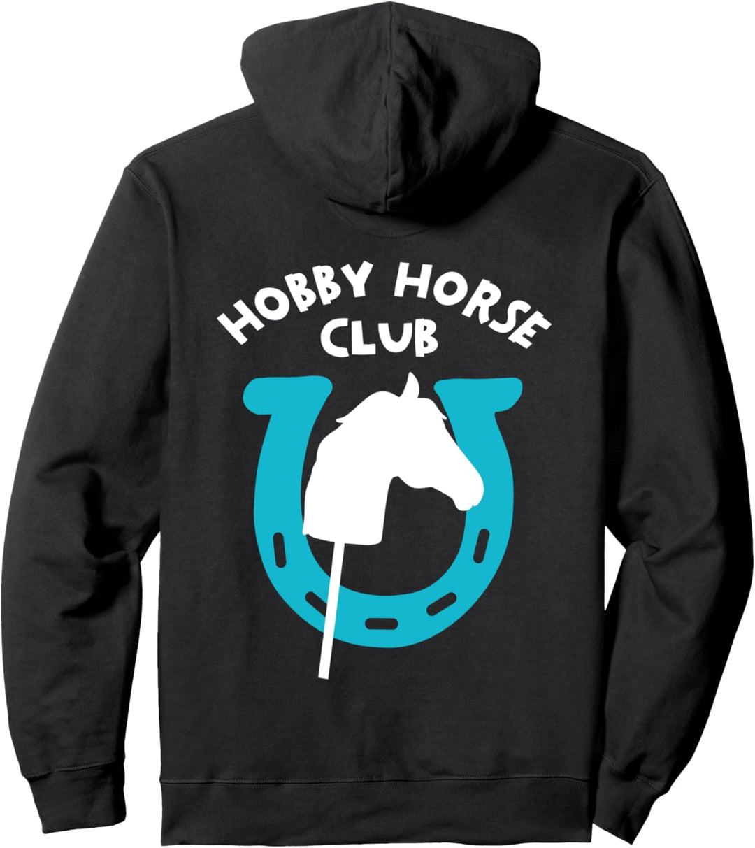Team Hobby Horsing Reiter Junge Hufeisen Horse Stecken-Pferd Pullover Hoodie