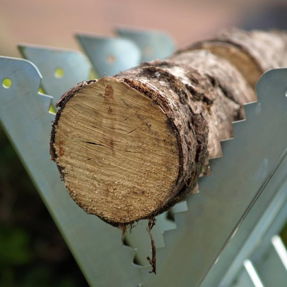 Holzsägebock zum Sägen von Holz, klappbar, Grau 85