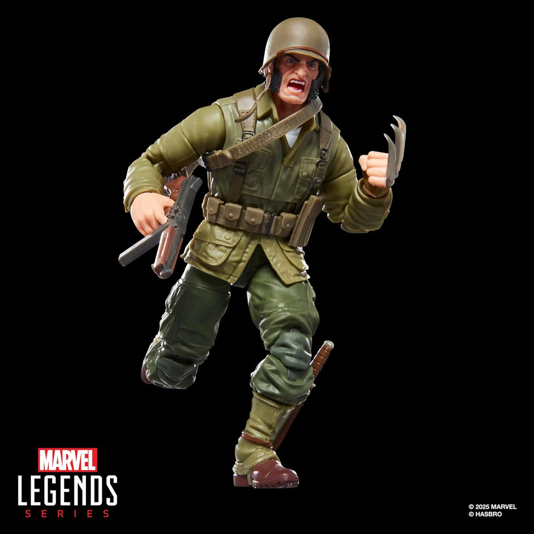 Marvel Legends Series Wolverine (WWII Logan) X-Men Comics Action-Figur, Wolverine