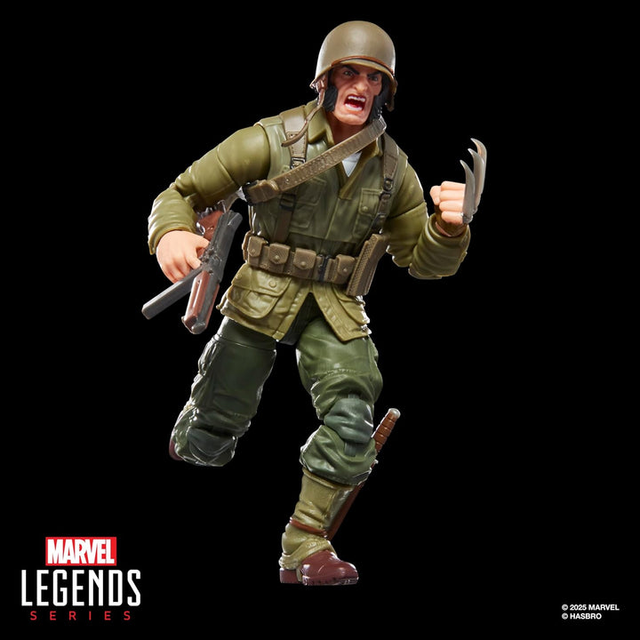 Marvel Legends Series Wolverine (WWII Logan) X-Men Comics Action-Figur, Wolverine
