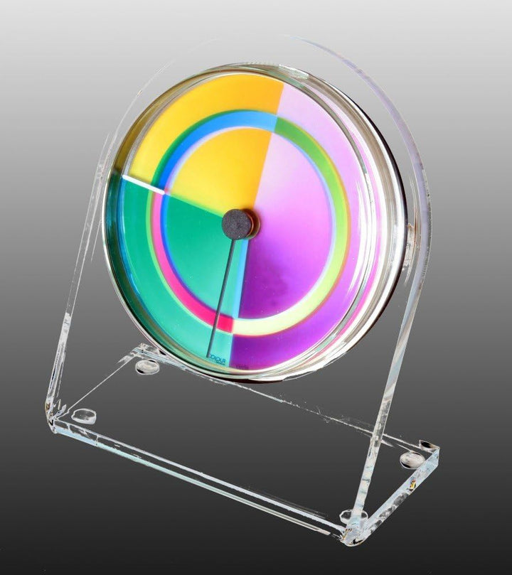 GmbH Petriplex Circle, Acryl Tisch- und Regal Uhr (Buffetuhr)