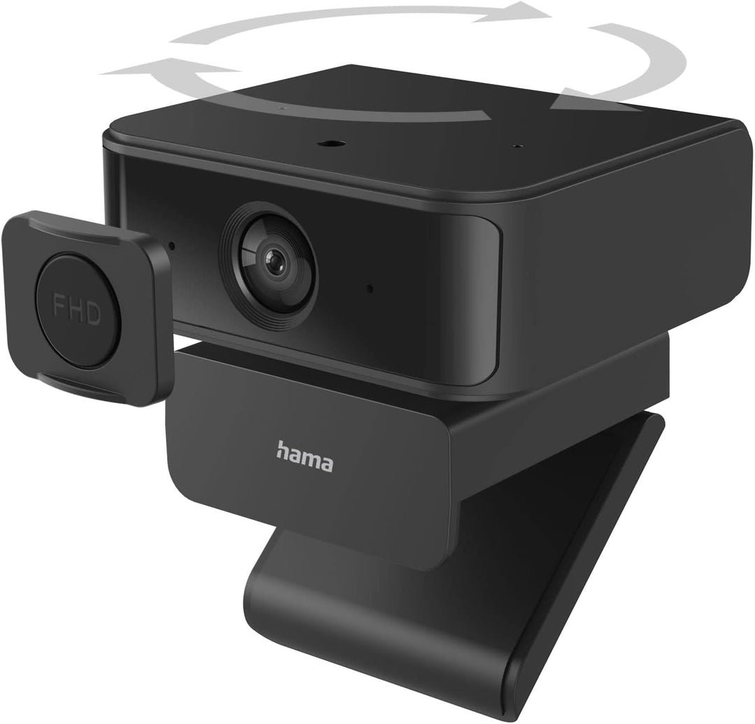 Hama Webcam 139994 PC-Webcam C-650 Face Tracking, 1080p, USB