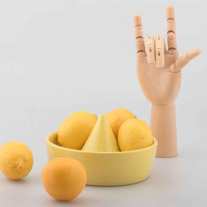 Federica Bubani - Keramik taschenleerer obstschale Sombrero s beige - Bub_sos02