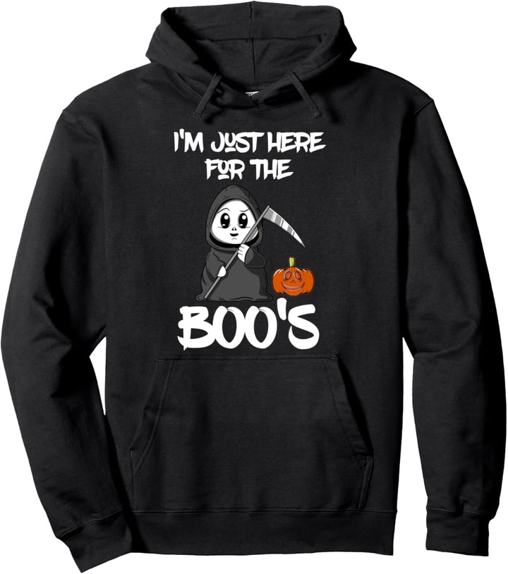 Lustiger Sensenmann mit Halloween-Kürbis - Jack O' Lantern Pullover Hoodie