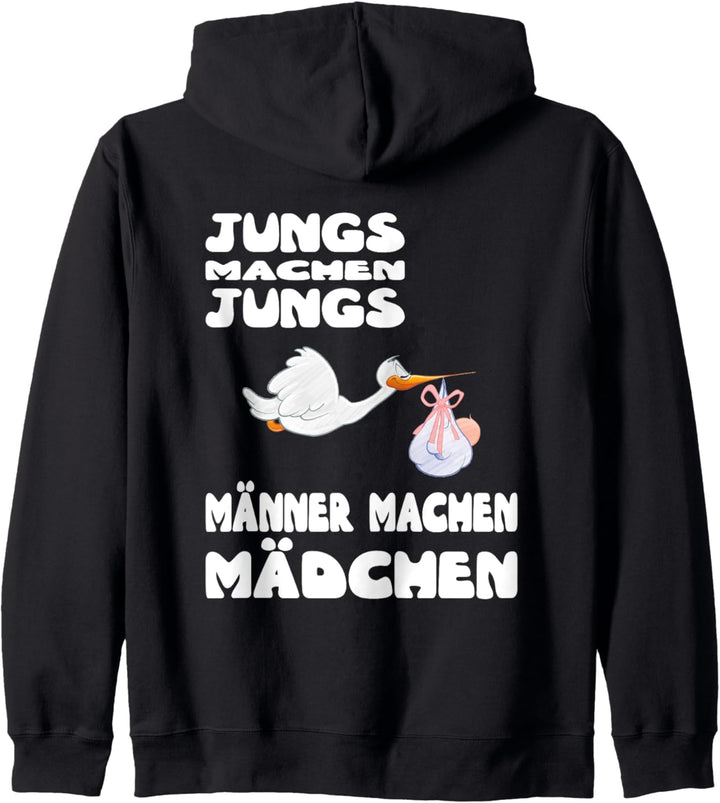 Herren Lustige Geschenkidee T-Shirt frisch gebackener Vater Kapuzenjacke