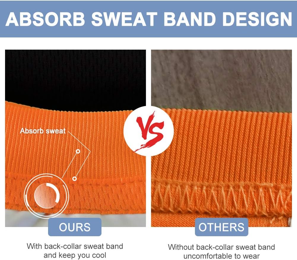 Warnschutz Shirt Langarm warn t Shirts Warnschutz Arbeitskleidung Eu-orange-langarm L, Eu-orange-lan