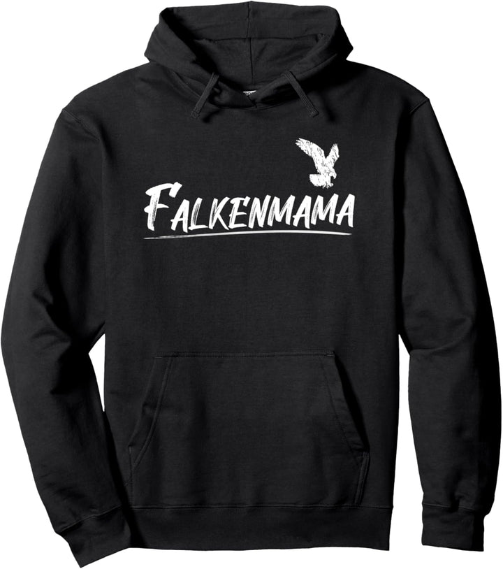 Falkenmama Falknerin mit Falke | Falknerei und Falconry Pullover Hoodie