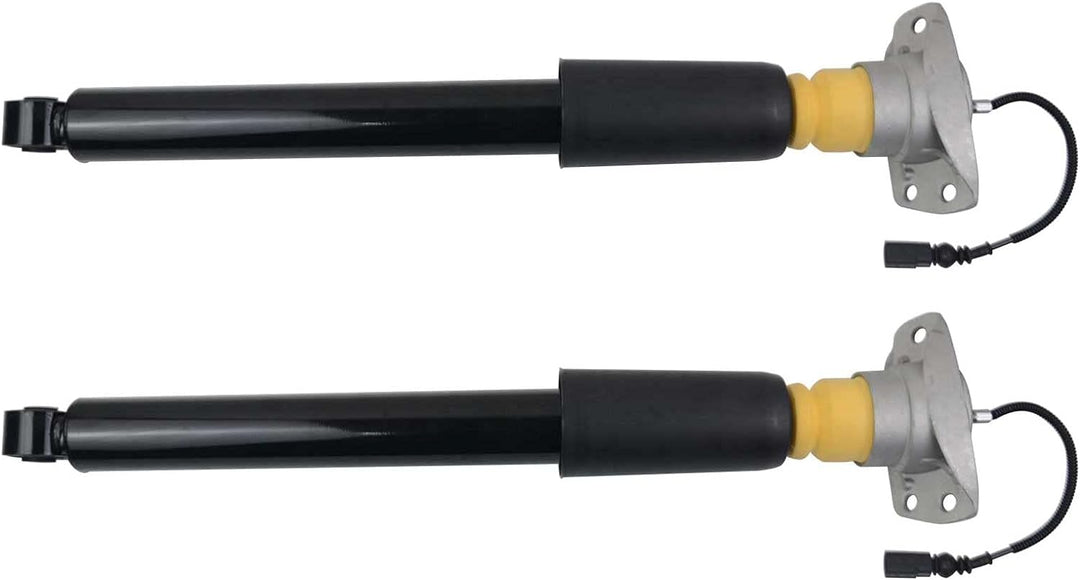 Huiruhy 2x Luftfederbein Stossdämpfer hinten kompatibel mit A6 C7 A7 4G Sportback Elektronisch 4G061