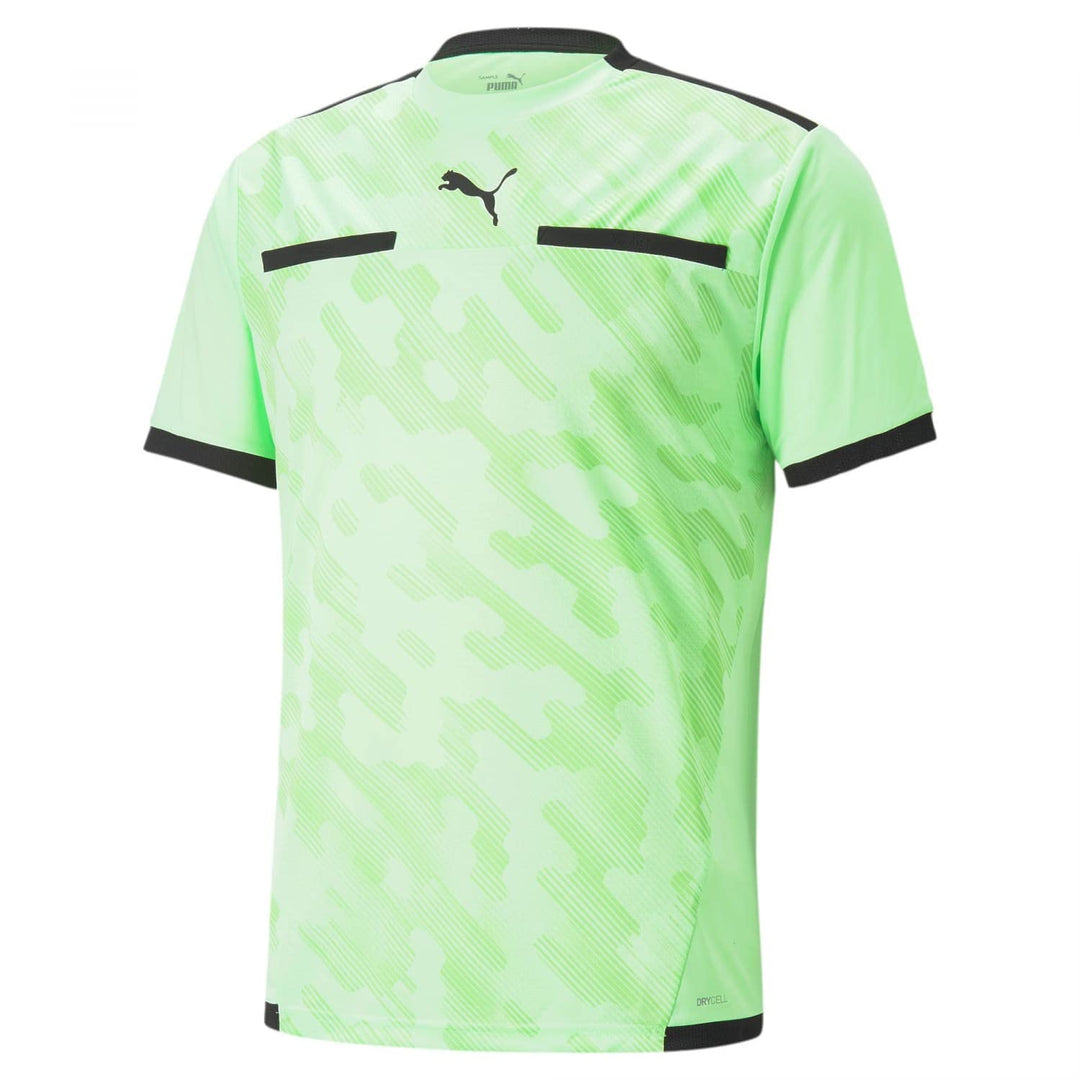 PUMA Herren Teamliga Schiedsrichtertrikot Schiedsrichter-Shirt L Fizzy Lime-puma Black, L Fizzy Lime
