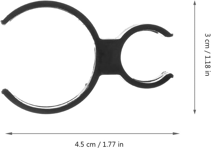 Cabilock 100 STK Champagnerhalter Flasche Einzel Für Kuchen Weinclip Kerzenhalter Sicherheitsclips F