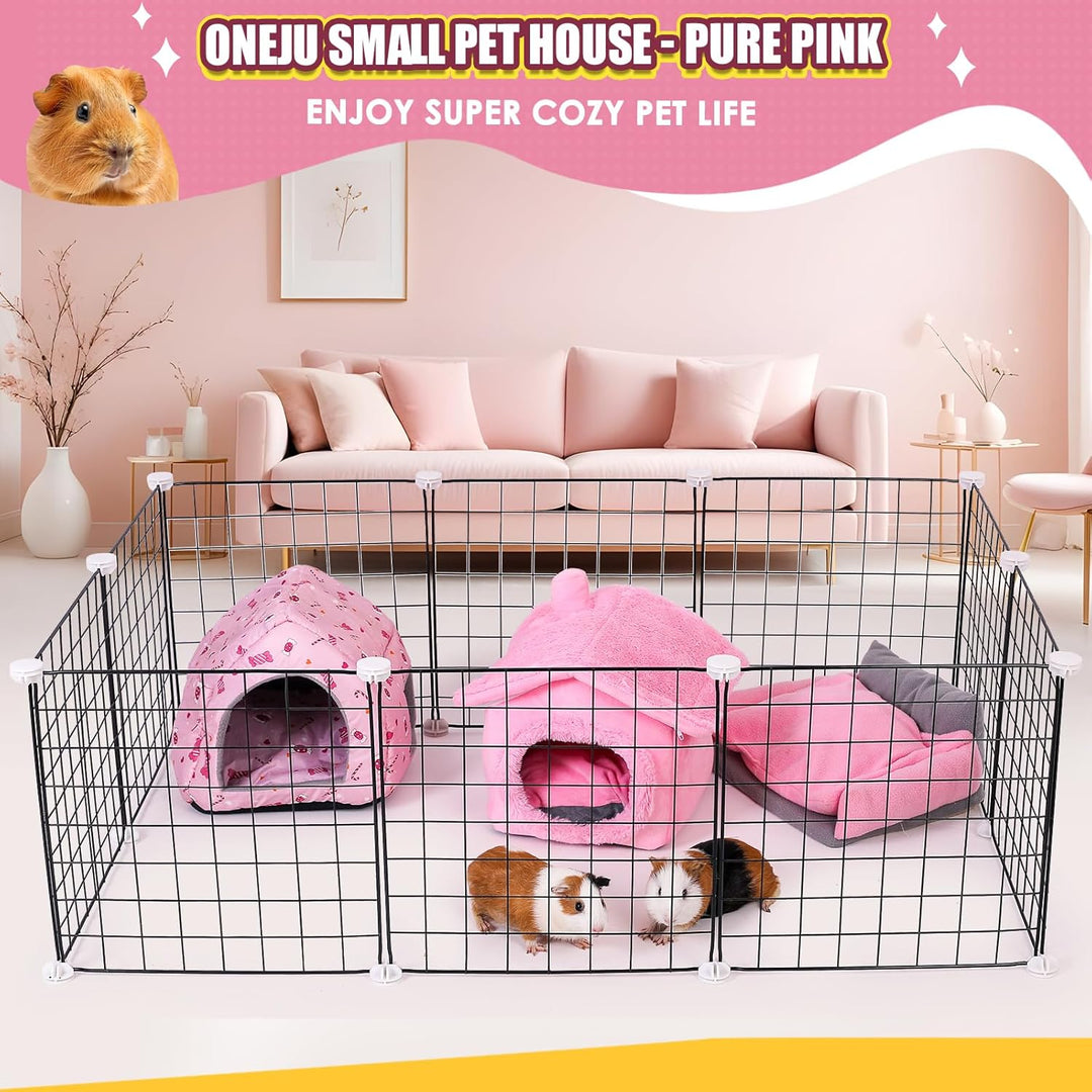 Meerschweinchen Haus, Meerschweinchen Bett, teilbares Plüschdach, Kaninchen Haus, Kaninchen Bett, id