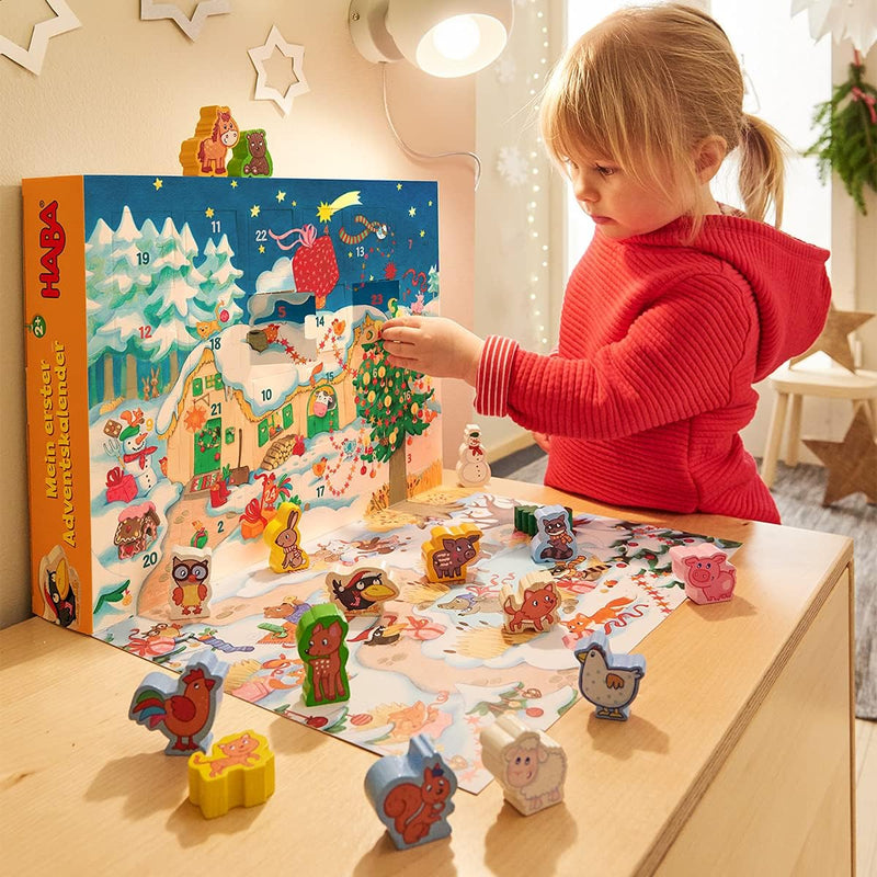 HABA 304902 - Mein erster Adventskalender Bauernhof, für Kinder ab 2 Jahren, Bauernhof