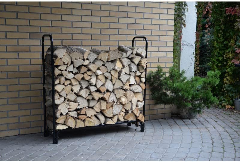 Grindi - Kaminholzregal Kaminholzständer Brennholzregal Holzaufbewahrung - Silvam I, 120x35,6x120 -