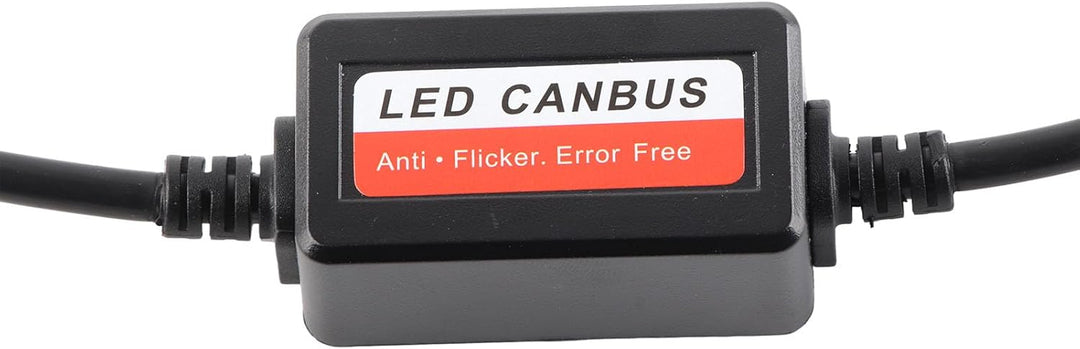 Qiilu 2PCS H7 LED Scheinwerfer Decoder Canbus Widerstand Radio Audio Anti-Interferenz Anti-Flimmer F