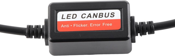 Qiilu 2PCS H7 LED Scheinwerfer Decoder Canbus Widerstand Radio Audio Anti-Interferenz Anti-Flimmer F
