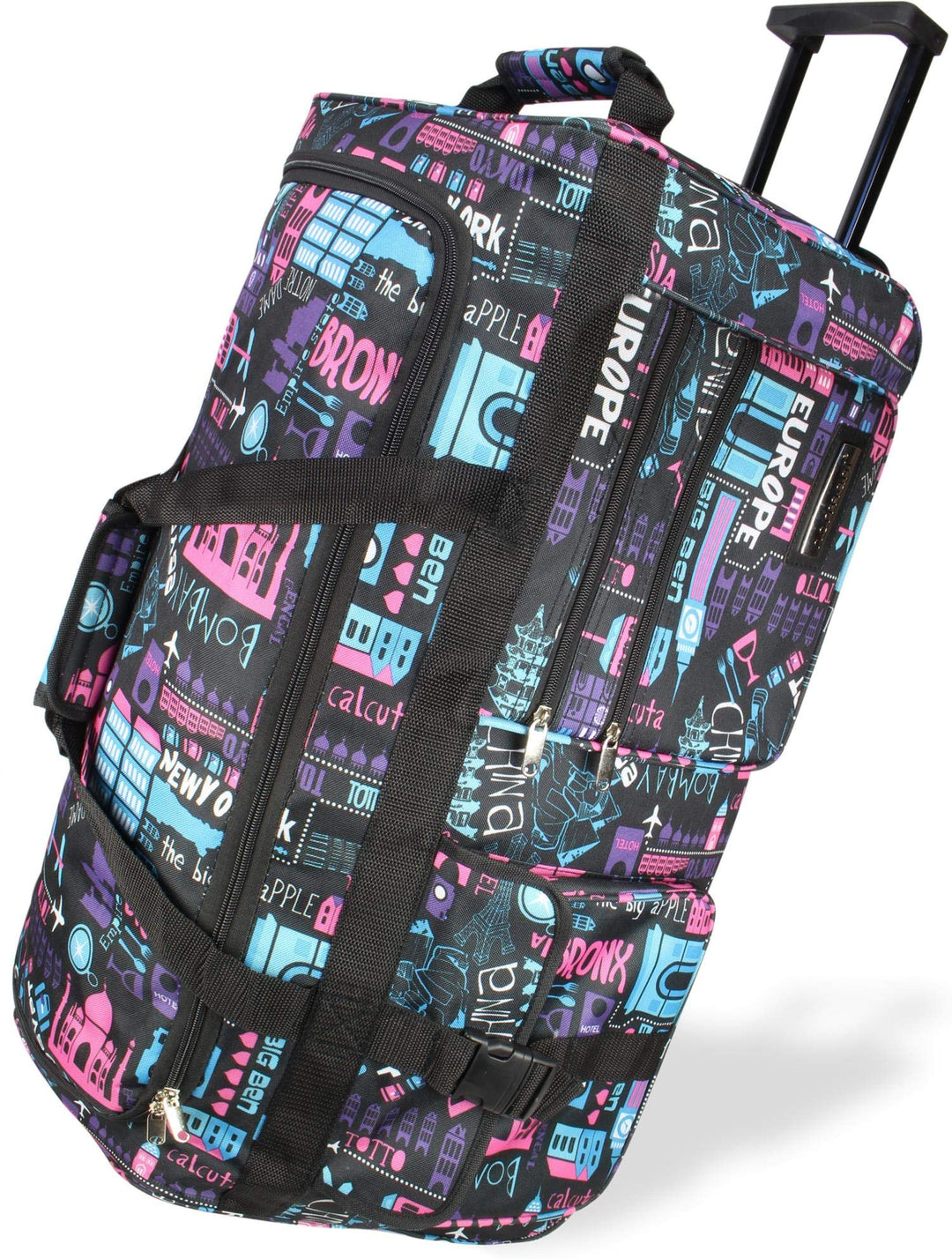 normani Stabile Reisetasche Trolley Big Size XL 80-150 Liter mit 2 Rollen –Robust und wasserabweisen