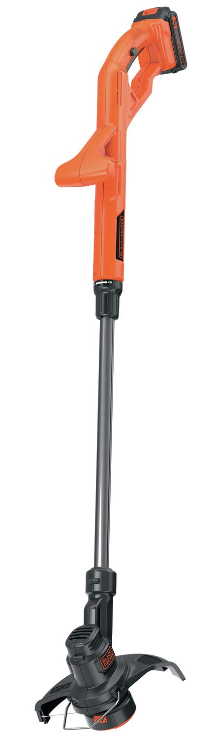 Black+Decker Akku-Rasentrimmer ST182320 (18V 2,0Ah, 25 cm Schnittbreite, AFS Reflex automatische Fad