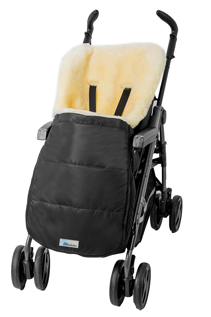Altabebe MT2200LP - 61 Winter Lammfellfusssack für Kinderwagen Nordkap Kollektion, 12-36 Monate, bei