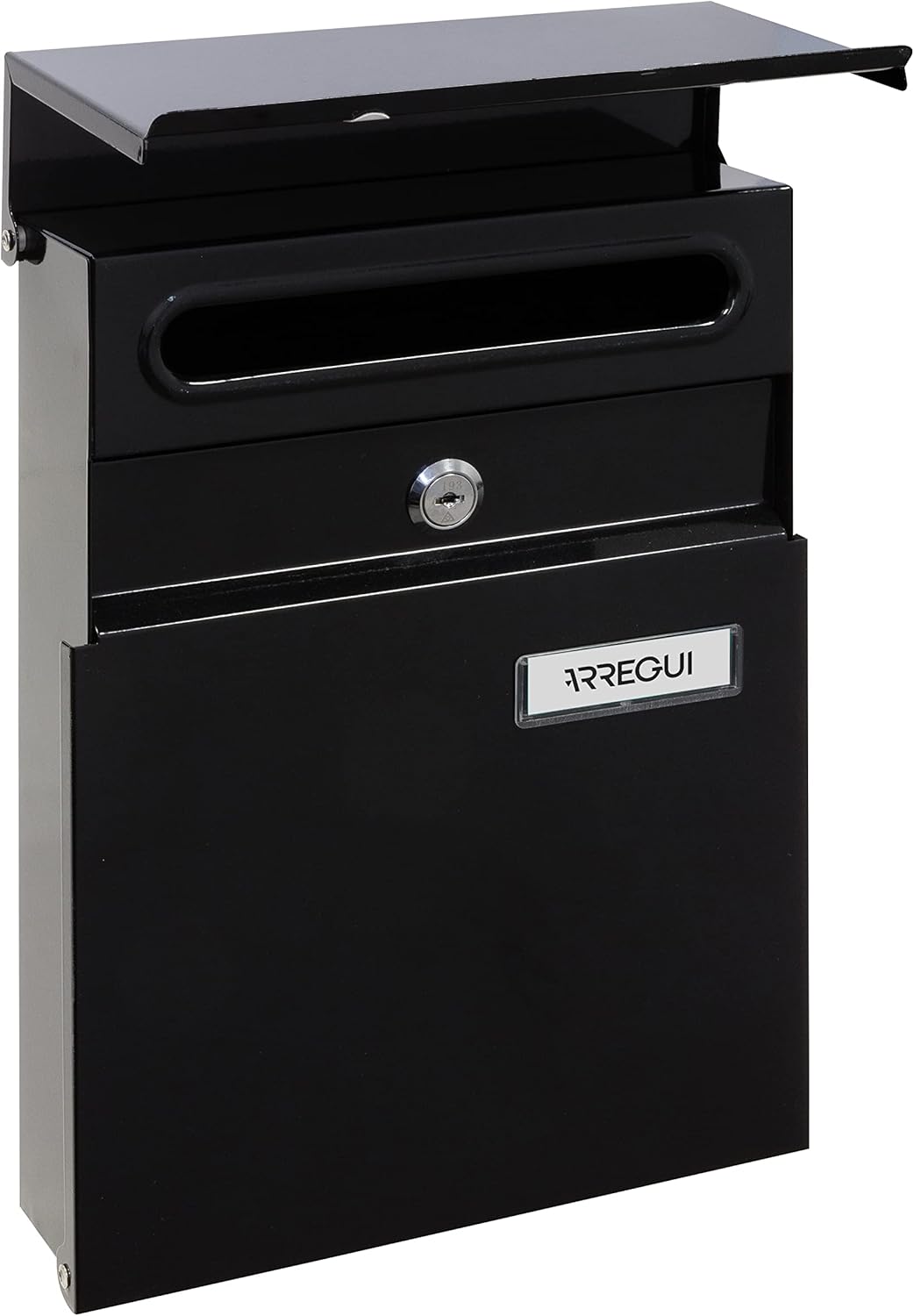 ARREGUI Line E6804 Briefkasten aus Verzinktem Stahl, Grösse S (DIN A5), Wandbriefkasten für den Auss
