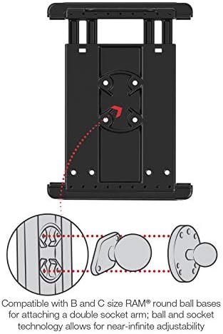 RAM Mount Tab-Tite Auto Passive Halterung schwarz
