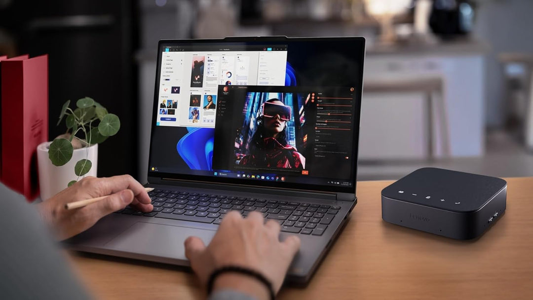 Lenovo Wireless Speakerphone 6000, Kabellos, Bluetooth 5.3, 8 Beamforming-Mikrofone, KI-Geräuschunte