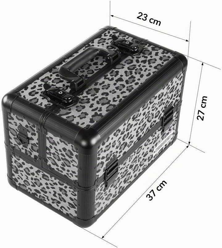 anndora Beauty Case Kosmetikkoffer - Stilvoller Schmuckkoffer, Schminkkoffer mit robustem Aluminiumr