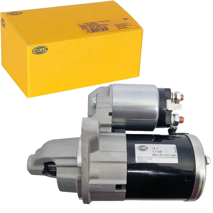 HELLA - Starter/Anlasser - 12V - 1.1kW - für u.a. Opel Agila (B) (H08) - 8EA 011 611-621