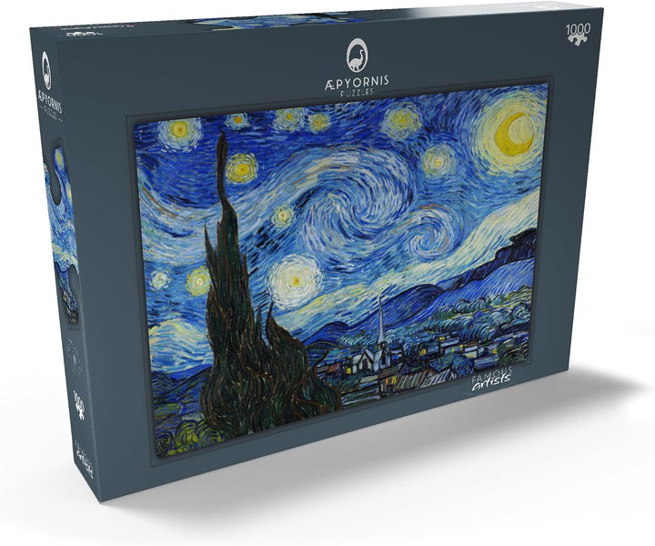 The Starry Night (1889) by Vincent Van Gogh - Premium 1000 Teile Puzzle - MyPuzzle Sonderkollektion
