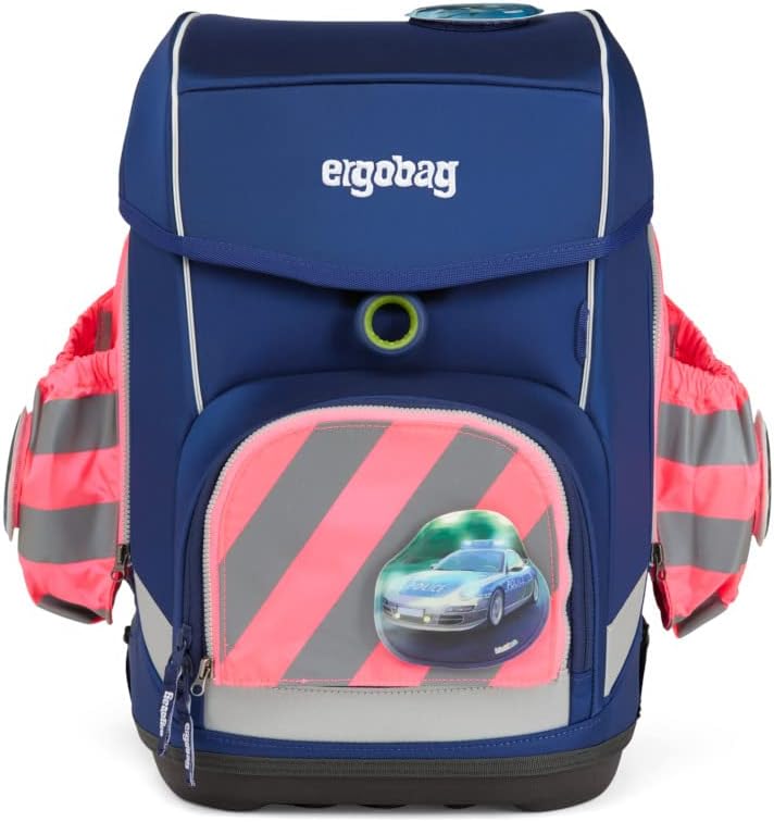 ergobag Seitentaschen Zip-Set mit Reflektorstreifen Sichtbarkeits-Set mit Seitentaschen pack cubo un