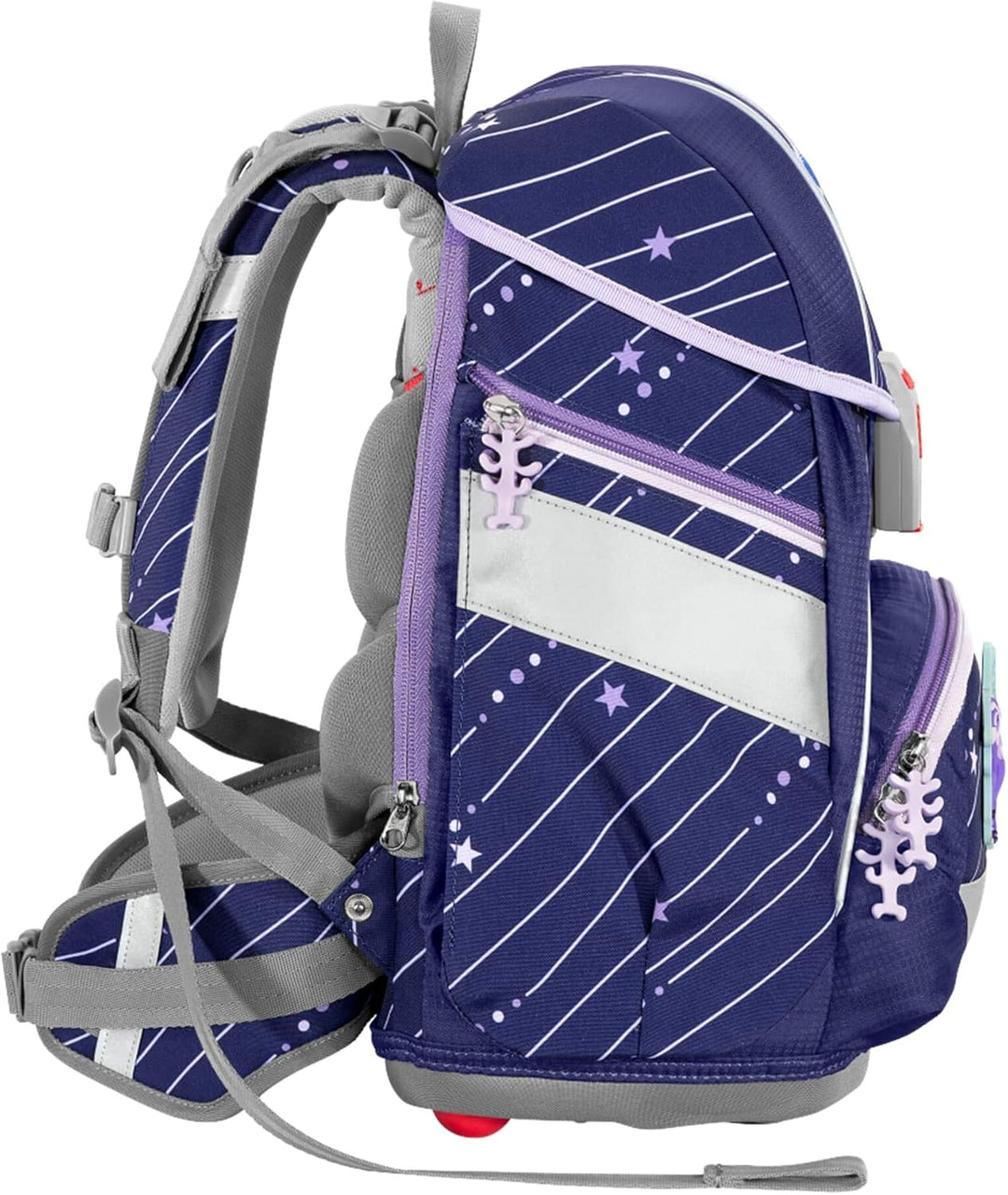 Step by Step Schulranzen-Set 2IN1 PLUS Pegasus Emily 6-teilig, lila, Pegasus-Desgin, ergonomischer T