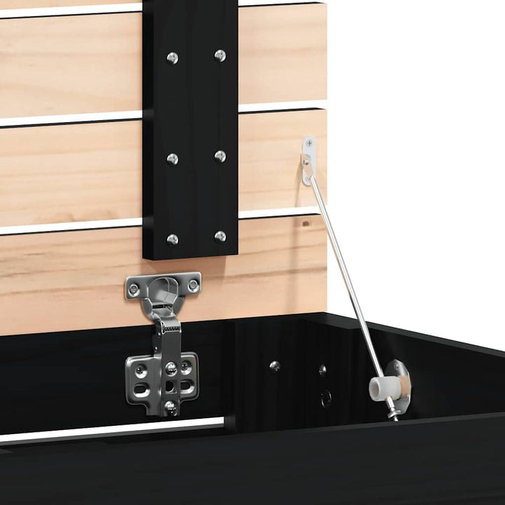 vidaXL Wäschetruhe, Wäschekorb mit viel Stauraum, Atmungsaktiv Wäschesammler mit Deckel, Wäschebox W