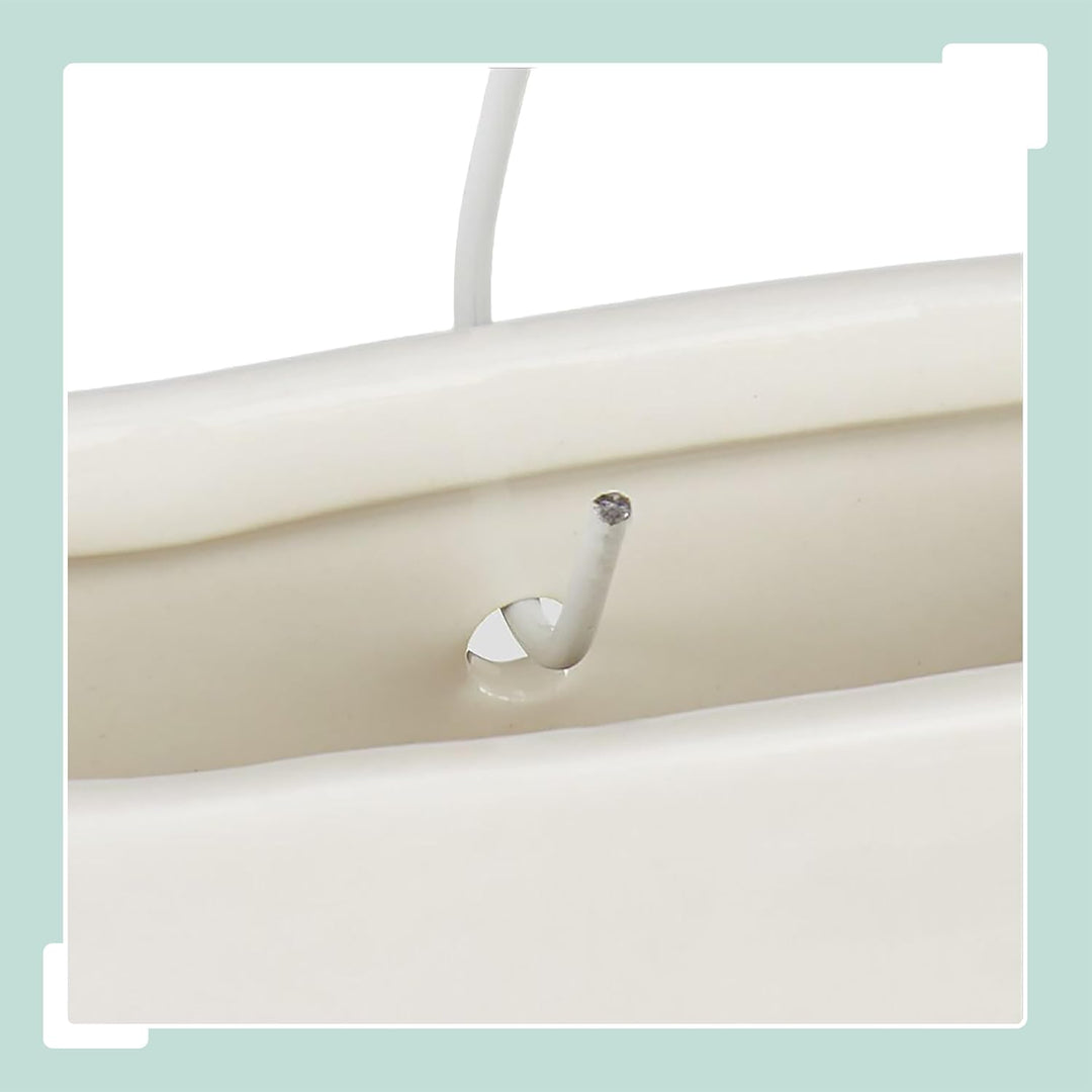 Relaxdays Luftbefeuchter Heizkörper, 6er Set, Wasserverdunster für Heizung, zum Hängen, Keramik, Rau