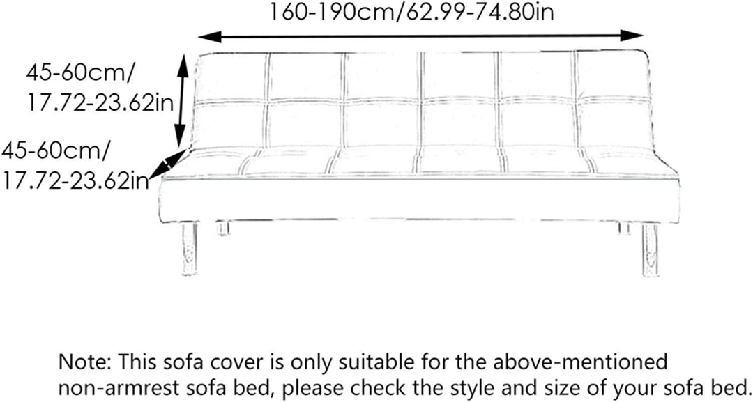 Sofahusse sofauberwurf ohne armlehnen Schlafsofa-Bettdecke Couch uberwurf ohne armlehnen Schlafsofab